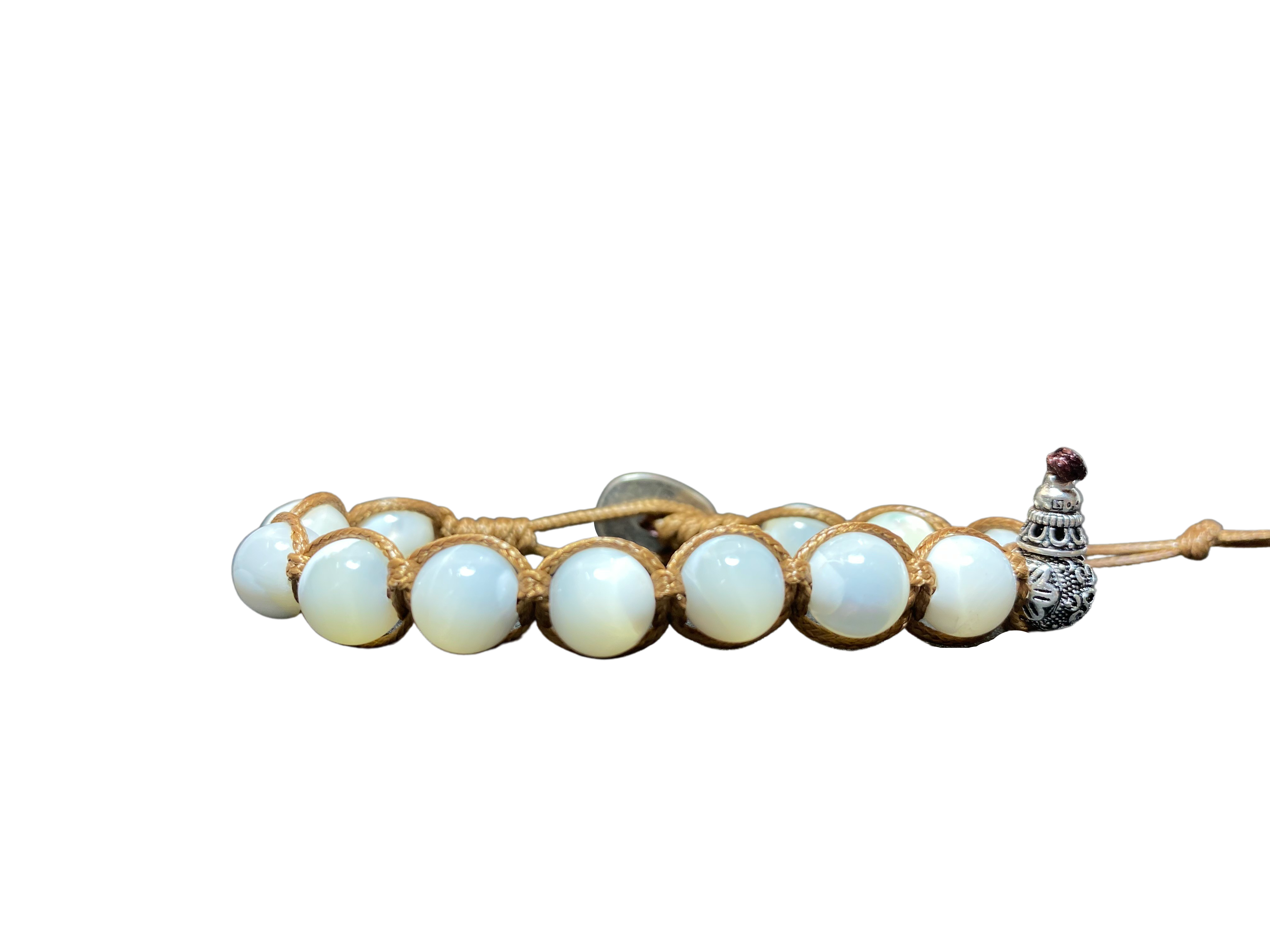Tamashii-Shamballa Bracciale - Argento 400 - Madreperla
