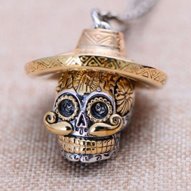 Collana Punk Mexican Skull