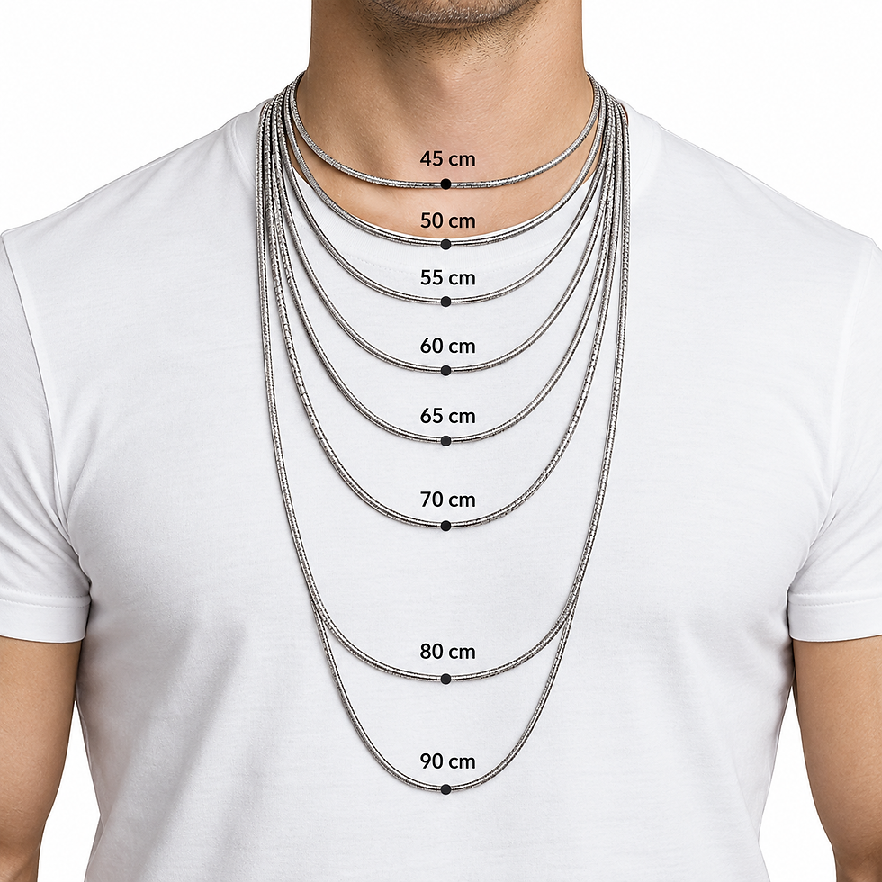 Miniatura: Collana da Uomo in Argento 925 con Pendentein Pietra e Croce
