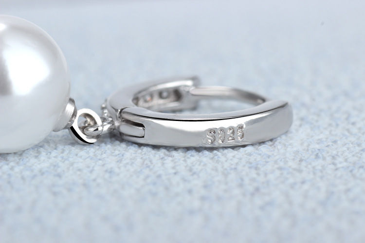 Miniatura: Orecchini Argento 925 e CRISTALLI AUSTRIACI Originali PERLE