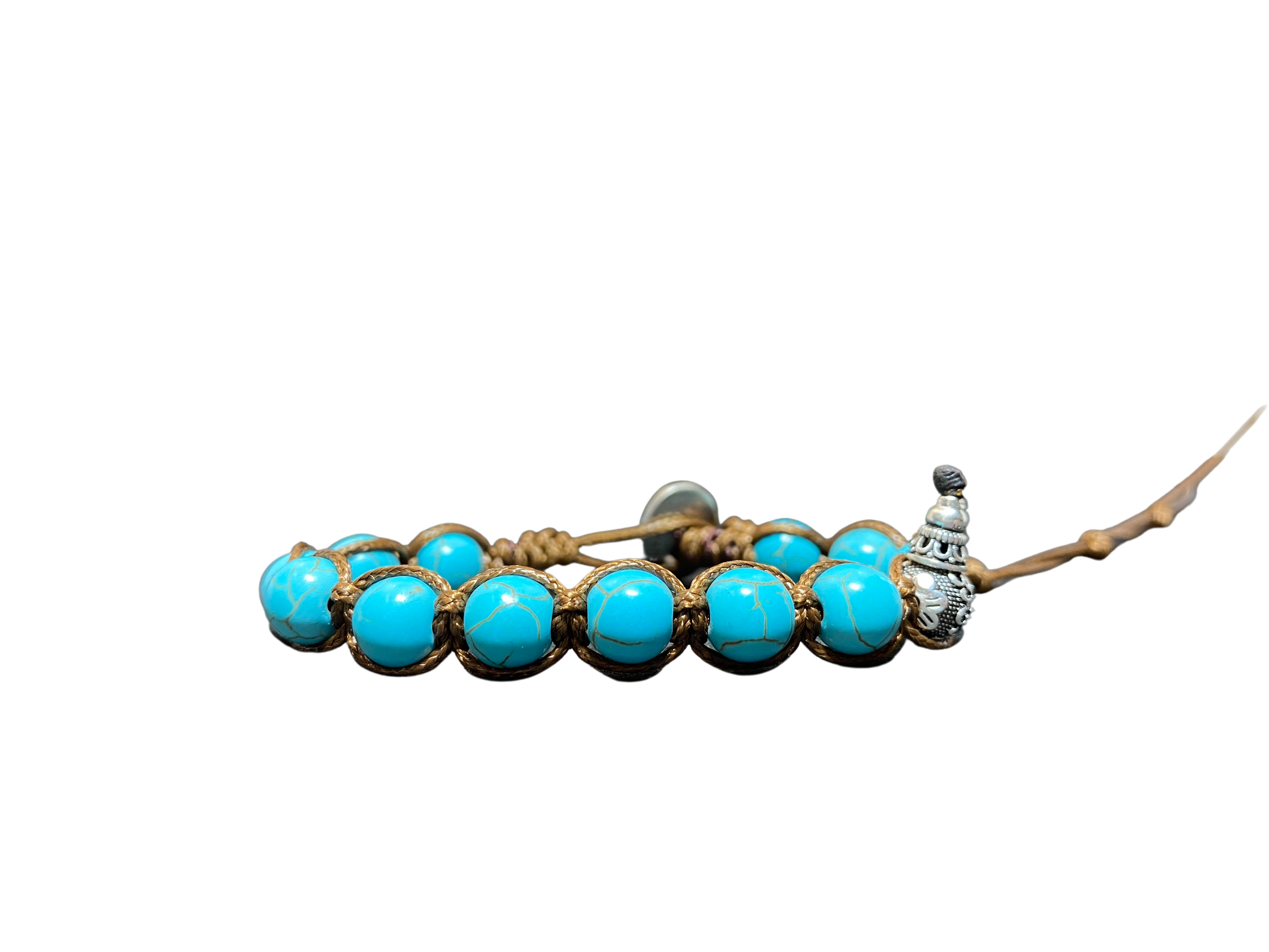 Tamashii-Shamballa Bracciale - Argento 400 - Turchese
