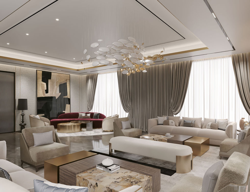 Modern Luxurious Interior done for an 1.5 Acre Farmhouse in Chattarpur Farms, New Delhi