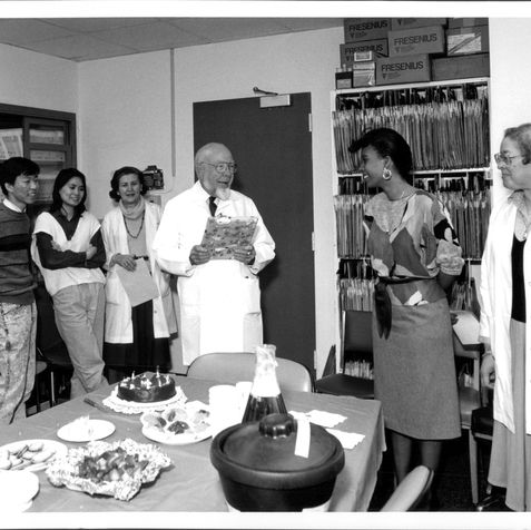 1980s bob's lab birthday photo, gift