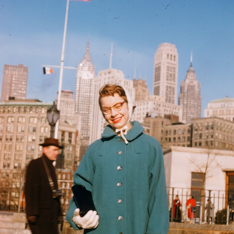 1950s barbie nyc skyline