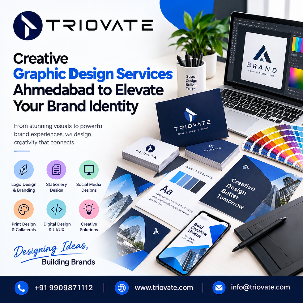 Creative Graphic Design Services Ahmedabad by Triovate
