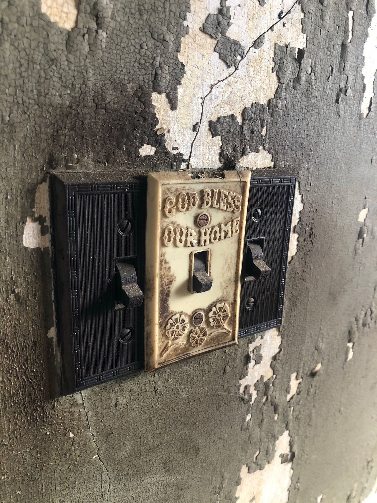 Bless our home switch plate
