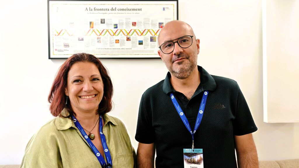 Verónica Bermúdez Benito and Francisco Hernández, VP Innovation at Worldsensing. Photo: Worldsensing.