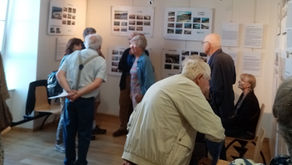 vernissage de l'exposition de cartes postales sur Port Lazo.