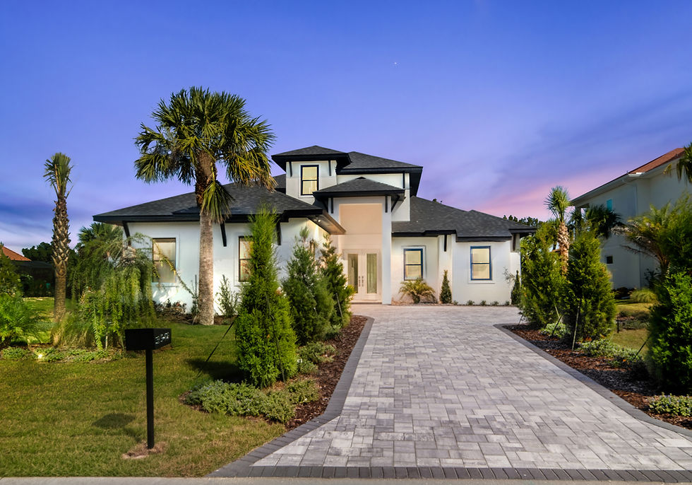1 - 2549 Palm Ave. - Main House - Twilight