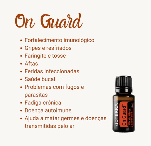 Óleo essencial Doterra On Guard 15 ml. | O elemento essencial
