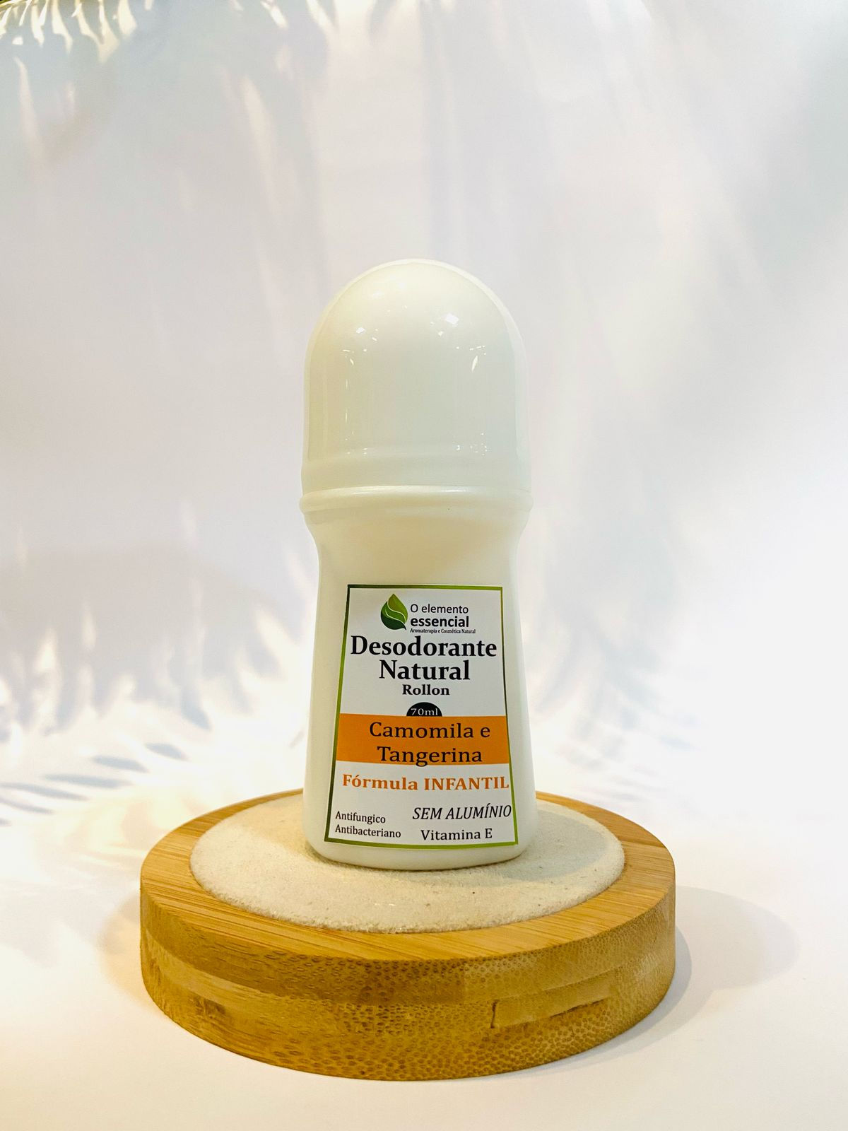 Desodorante Roll On Infantil - Camomila e Tangerina