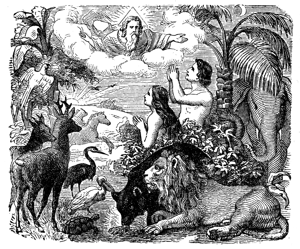 Adam and Eve Hide Themselves (Unknown)