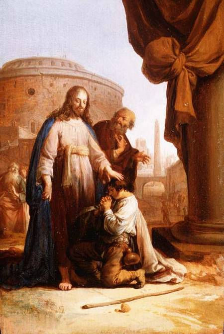 Christ and the Rich Young Ruler (Bartholomeus Breenberg)
