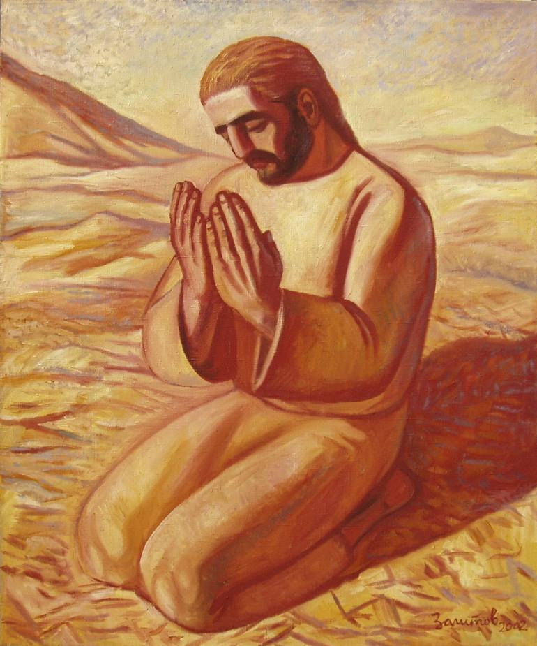 Prayer Christ in the Desert (Vladimir Zagitov)