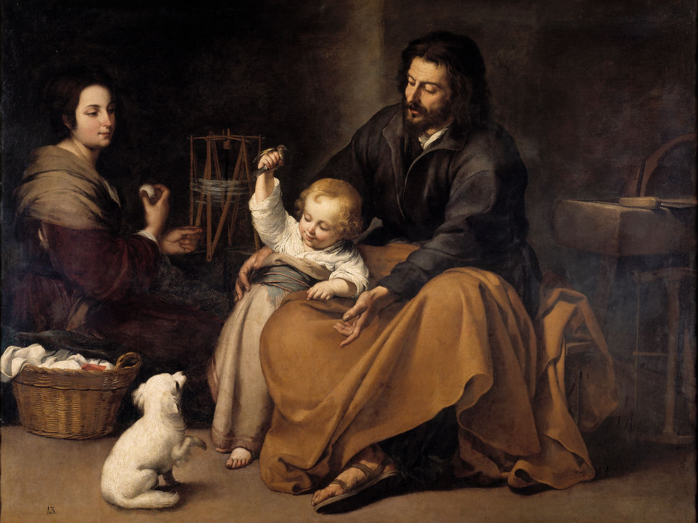 The Holy Faily with a Little Bird (Murillo)