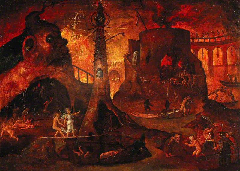 An Angel Leading a Soul into Hell (Hieronymus Bosch)