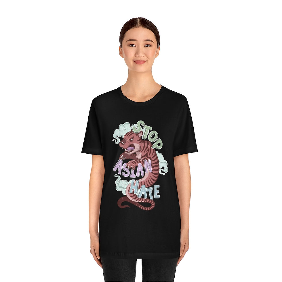 Thumbnail: "Stop Asian Hate" short sleeve tee
