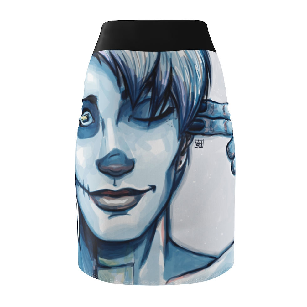 Thumbnail: "Study in Blue" pencil skirt