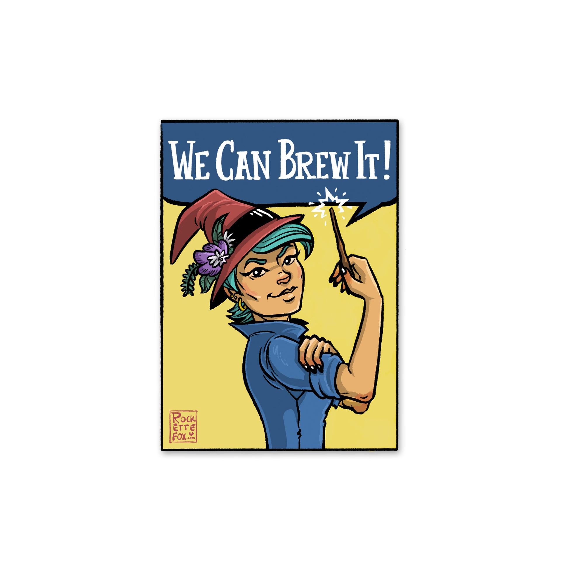 "We Can Brew It" sticker