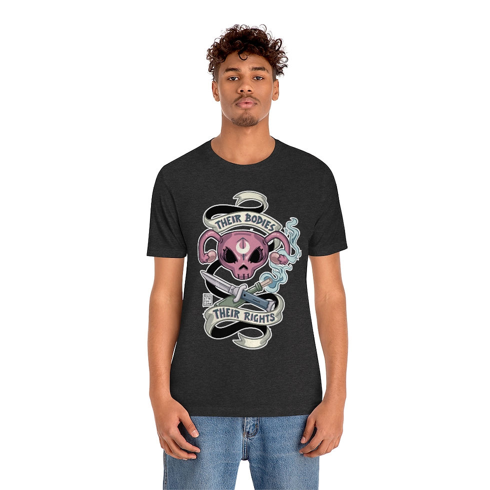 Thumbnail: "Their Body Their Rights" ally short sleeve tee