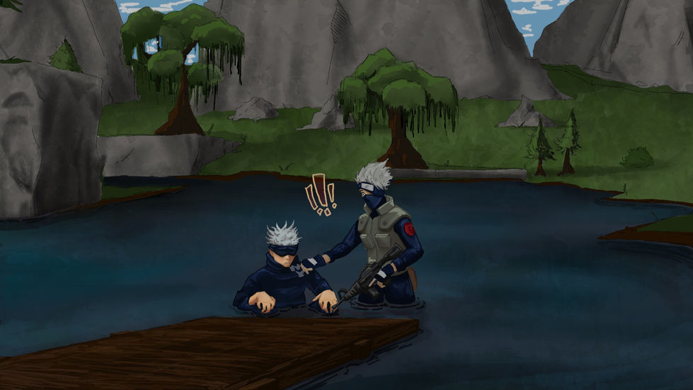 Fortnite Gojo and Kakashi Concept