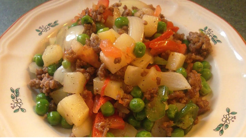 Picado de verduras $2.50