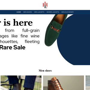 Fashion Website for Winter Collection