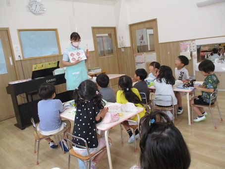 歯みがきの指導をしてもらいました