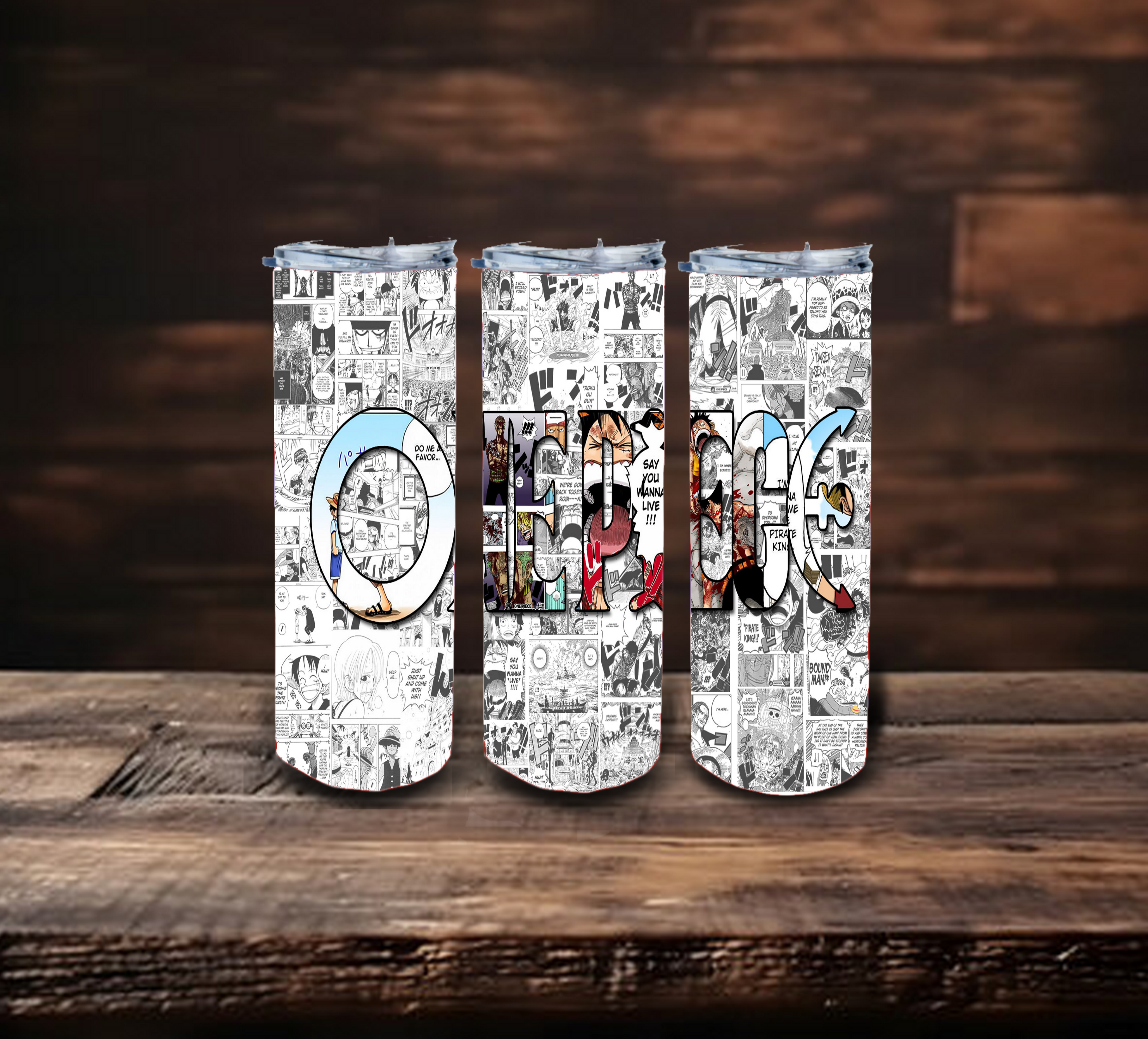 One Piece Manga Tumbler