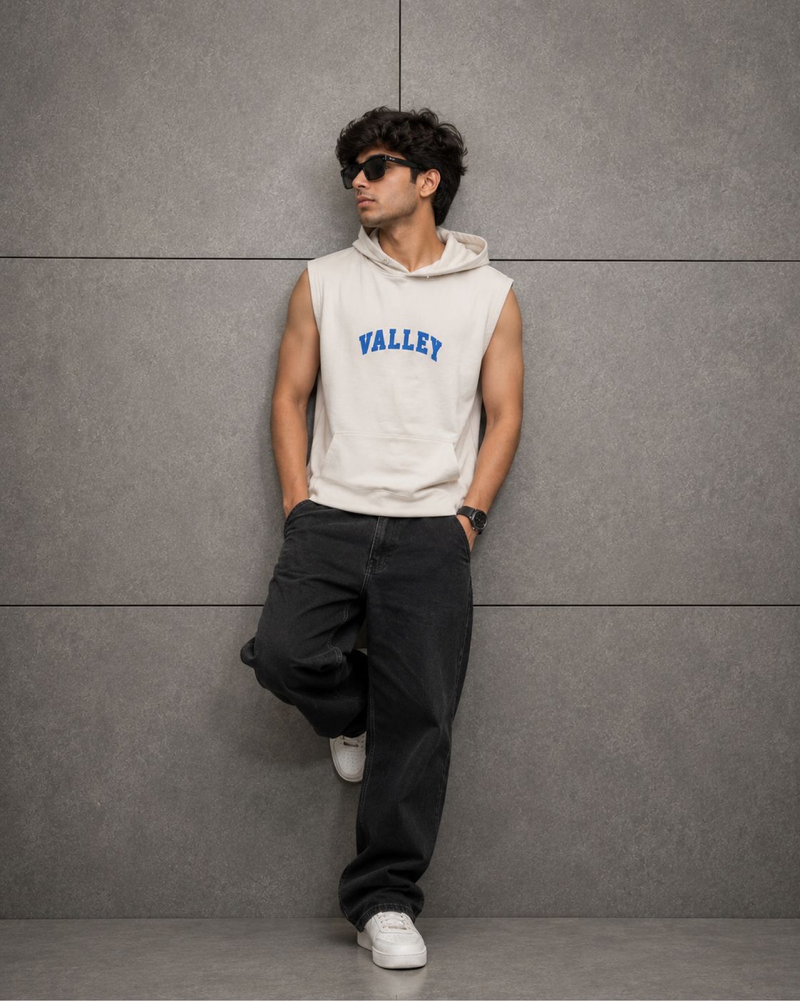 Valley Sleeveless Hooded Sweatshirt Wholsale only