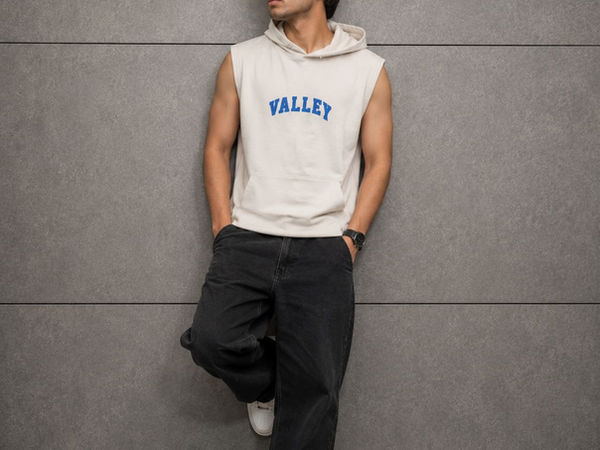 Valley Sleeveless Hooded Sweatshirt Wholsale only