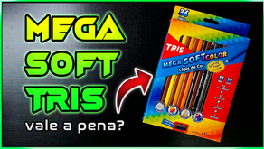 Lápis de cor TRIS Mega Soft - Color é bom? Review