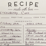 Strawberry Cake Recipe