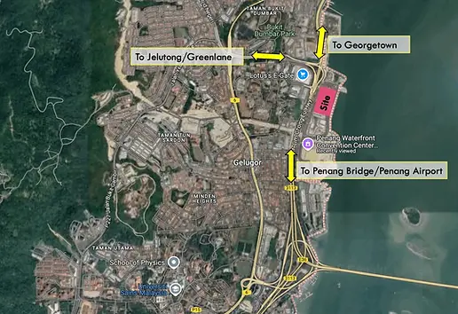 The Lighthauz Exsim Penang Location