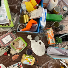 Upcycling, Müll, malen, Kreativität