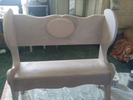 Triple Moon Child's Bench