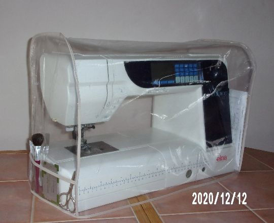 Dust Cover for Sailrite Fabricator Sewing Machine in table