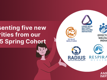 Presenting five new charities from our 2025 Spring cohort!