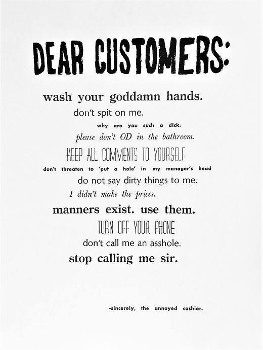 Dear Customers
