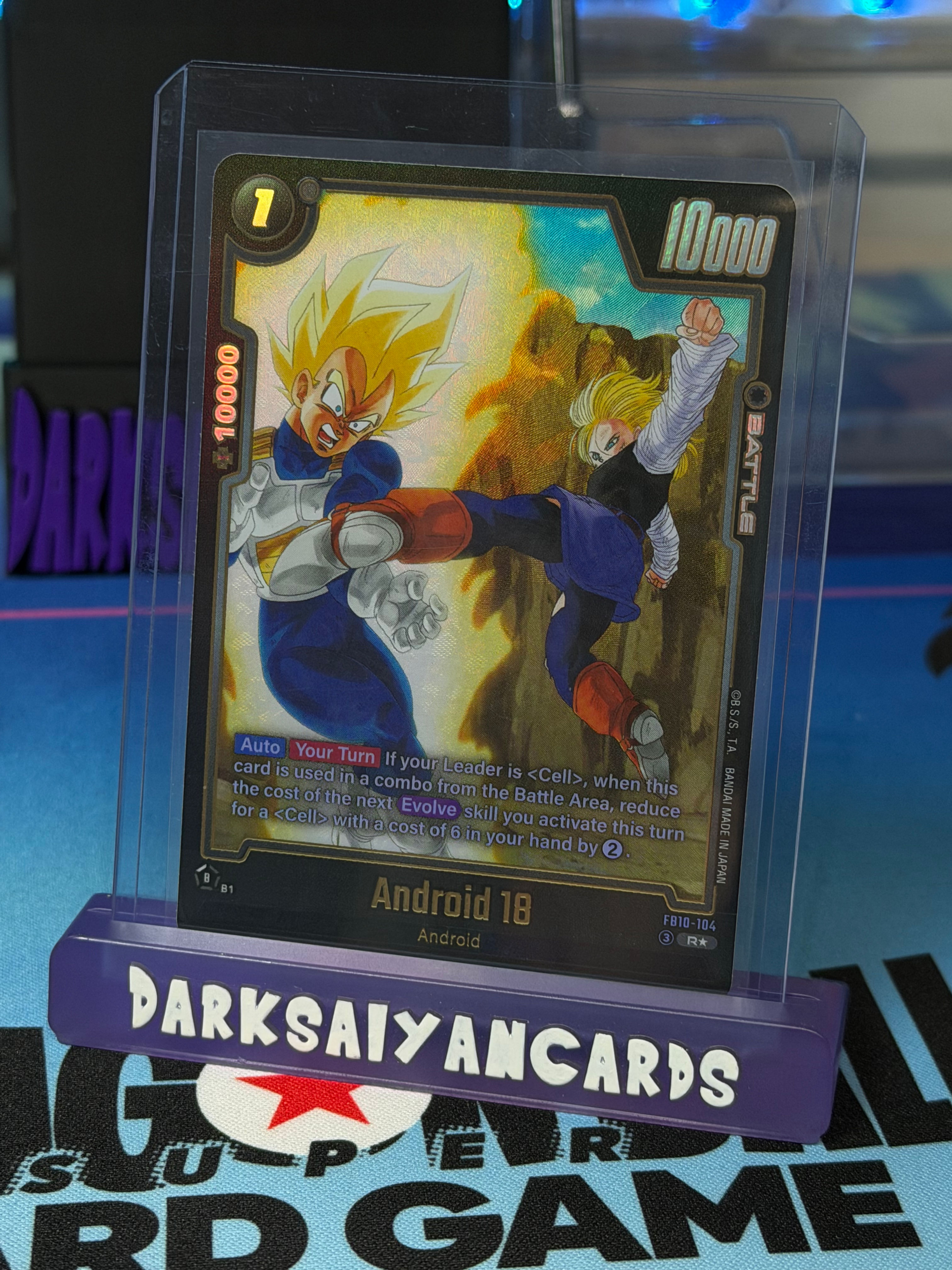 Android 18 - FB10-104 (Alternate Art) - Cross Force (FB10)