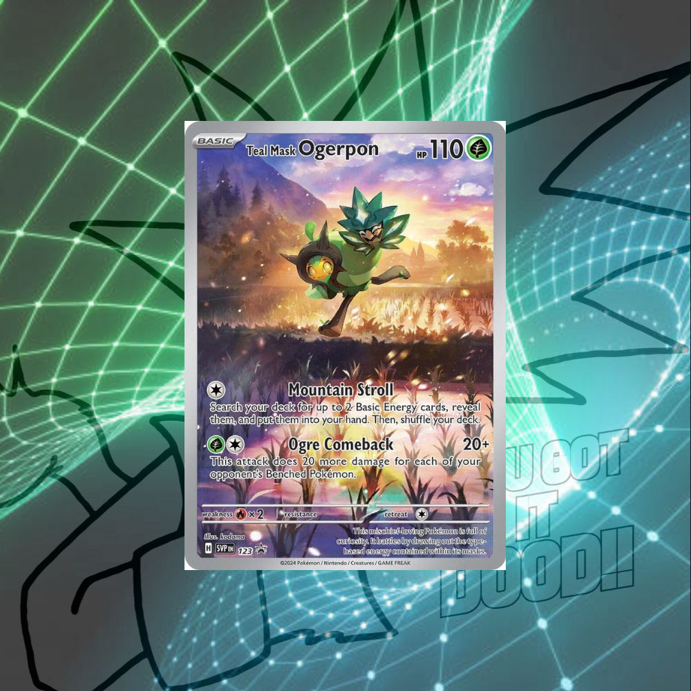 Teal Mask Ogerpon - 123 - SEALED SV: Scarlet & Violet Promo Cards (SVP)