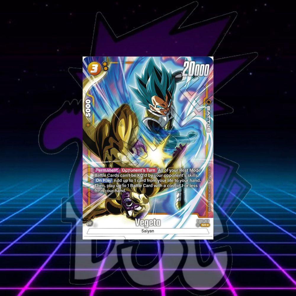 Vegeta - FB02-133 (Alternate Art) - Blazing Aura (FB02)