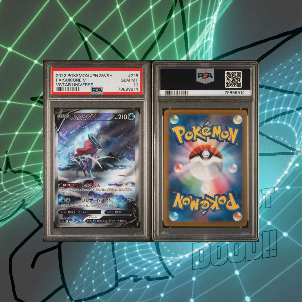 2022 POKEMON JAPANESE SWORD & SHIELD VSTAR UNIVERSE #215 FA/SUICUNE V VSTAR UNIV