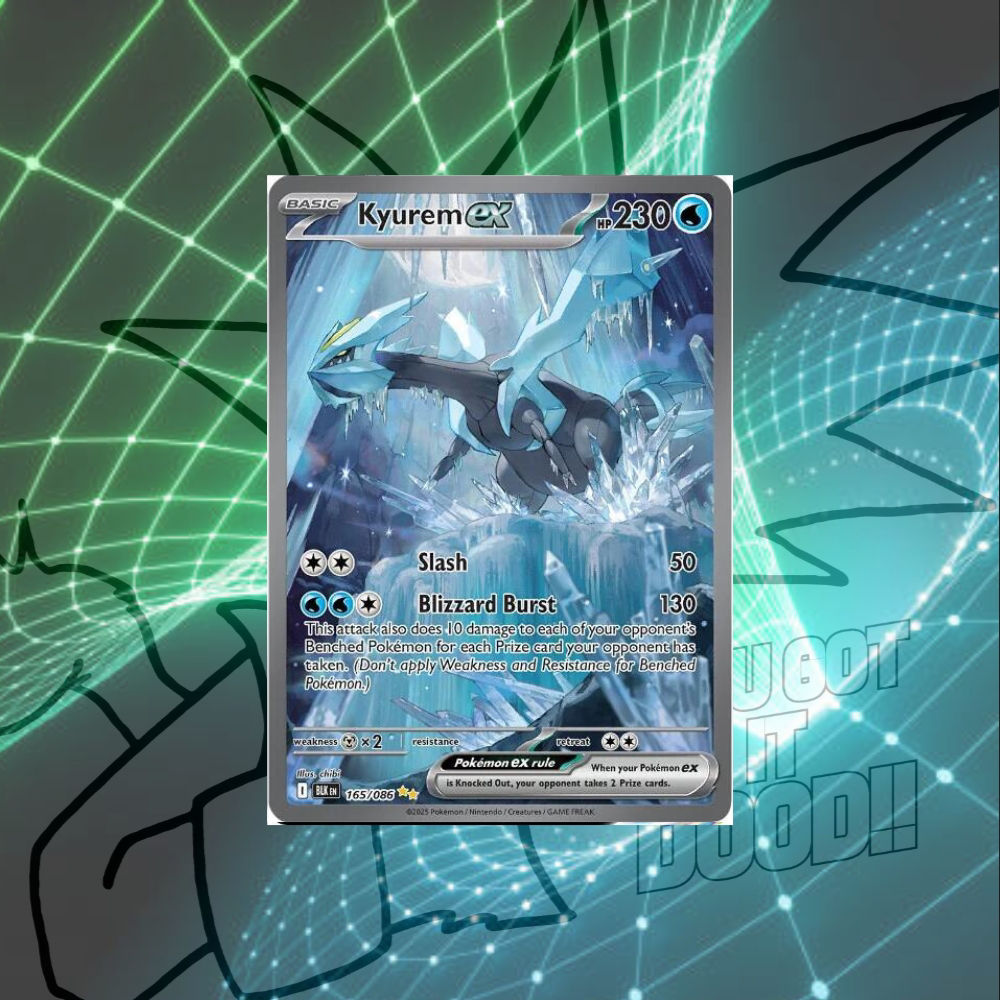 Kyurem ex - 165/086 - SV: Black Bolt (BLK)