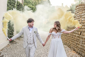 Bildgalerie Weddingdesign zu La Dolce Vita in der Wachau in zitronengelb / creme