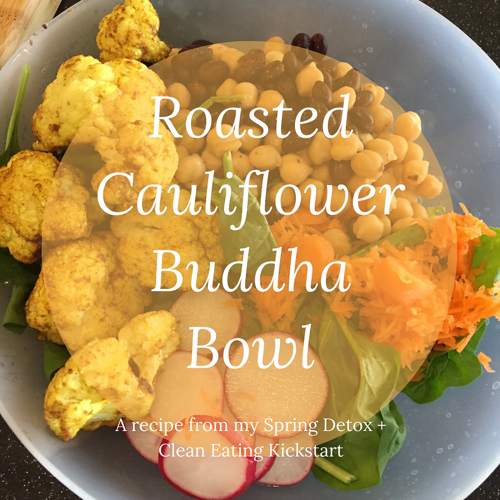 A recipe straight from my Spring Detox + Clean Eating Kickstart