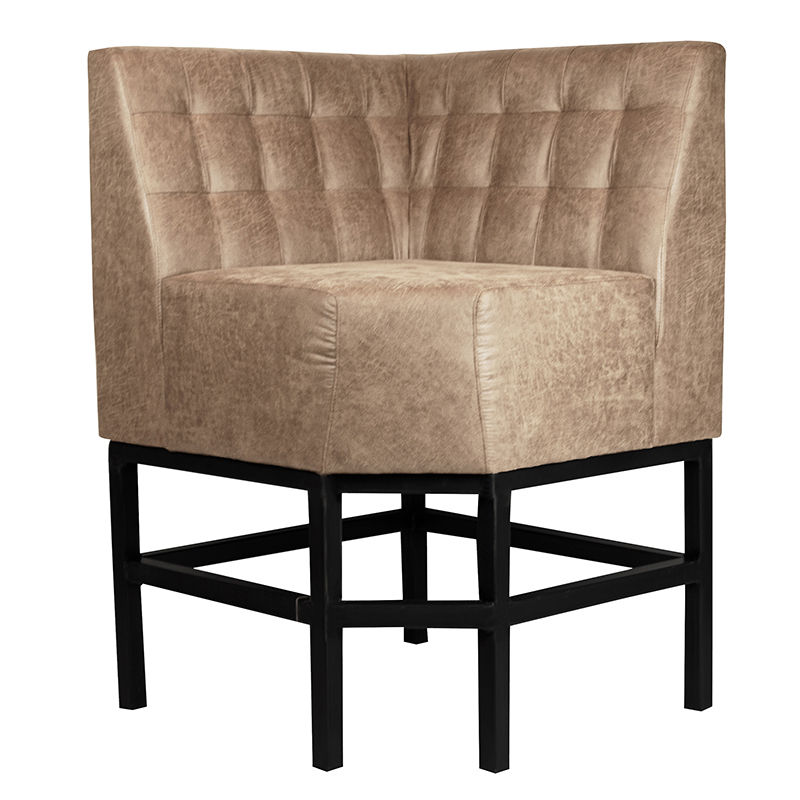 Καναπές Viggo Ψηλός Γωνία – 85x85εκ σε Κρεμ