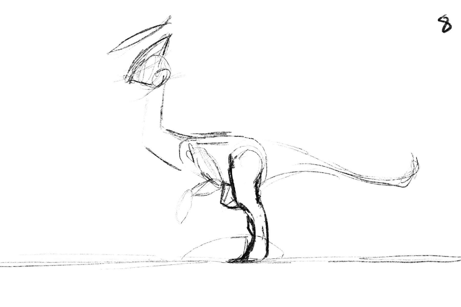 Oviraptor Side Walk.gif