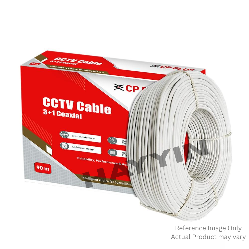 CP Plus CP-ECC-90R CCTV CABLE 3+1 Co-axial 90m - Economy