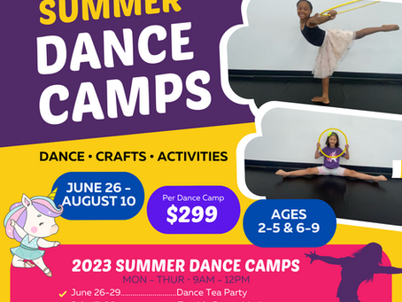 Summer Dance Camps Announced!